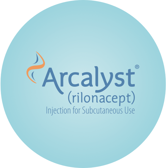 ARCALYST® (rilonacept) Injection logo.