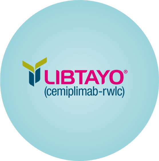 LIBTAYO® (cemiplimab-rwlc) logo.