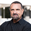 Headshot of George Yancopoulos, Co­-founder, President and Chief Scientific Officer.